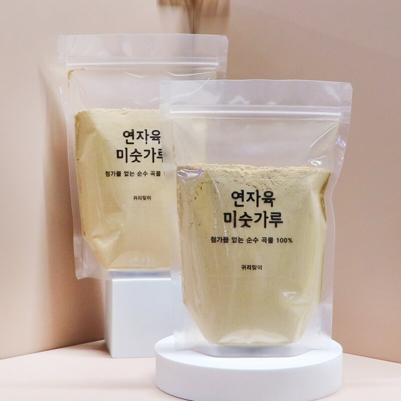 귀리맞이 식사대용 선식 연자 볶은 연자육 연꽃씨 연씨 분말 연자육미숫가루, 2개, 500mg