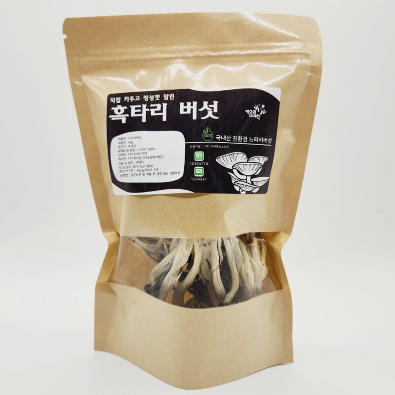 국내산 무농약 GAP 느타리 말린느타리 건느타리버섯 건조버섯, 50G, 3개