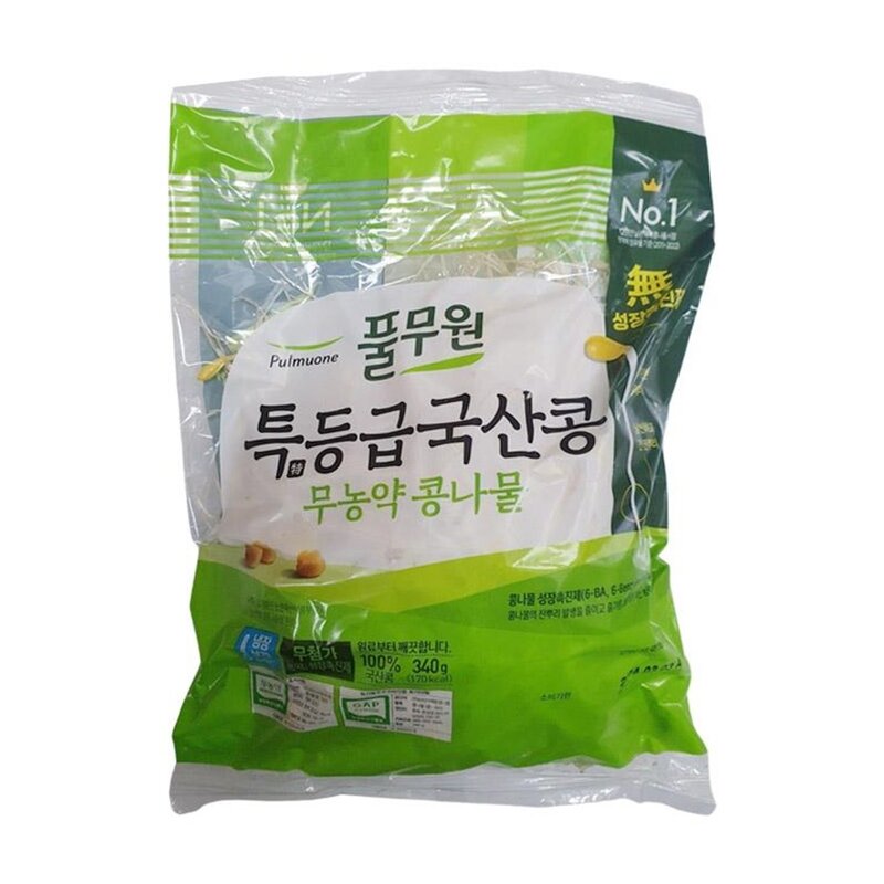 특등급국산콩무농약콩나물 340G/풀무원식품(주)