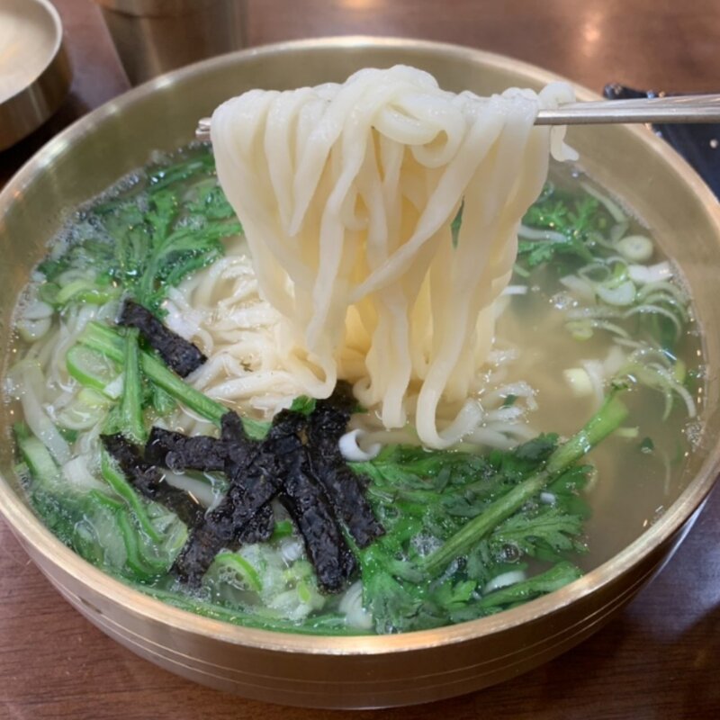 전국맛집 봉평메밀마당 수타식 생면 해물맛 칼국수 182g 10개