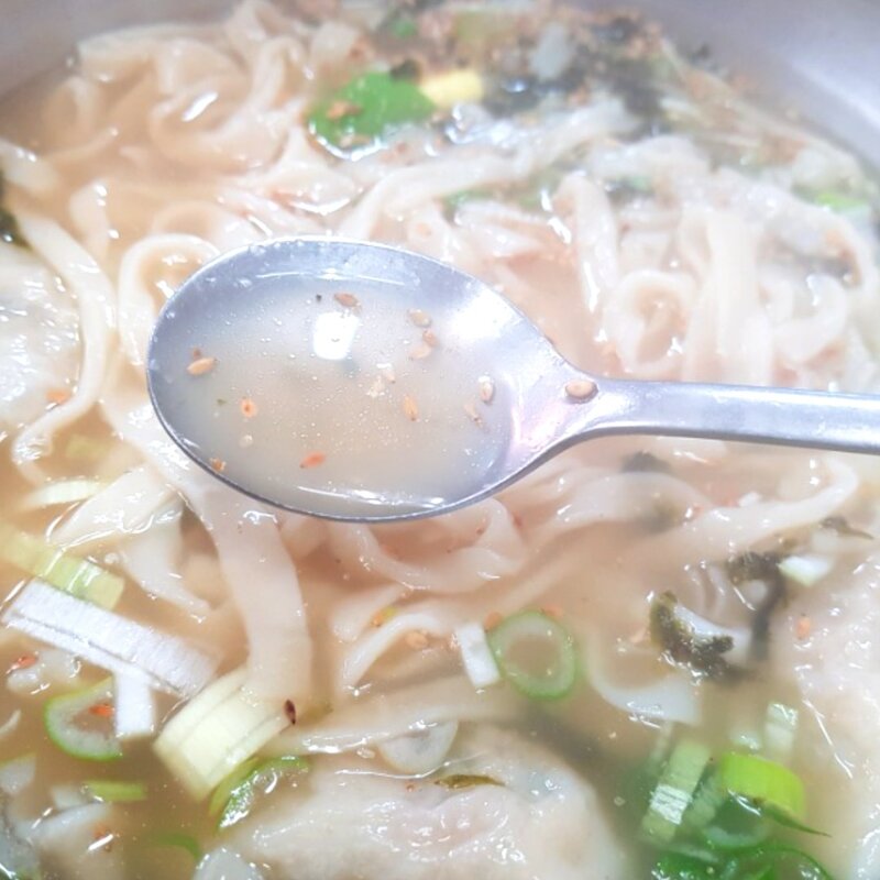 전국맛집 봉평메밀마당 수타식 생면 해물맛 칼국수 182g 10개