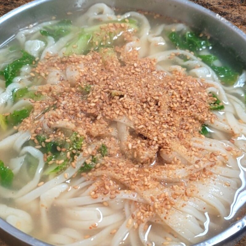 전국맛집 봉평메밀마당 수타식 생면 해물맛 칼국수 182g 10개