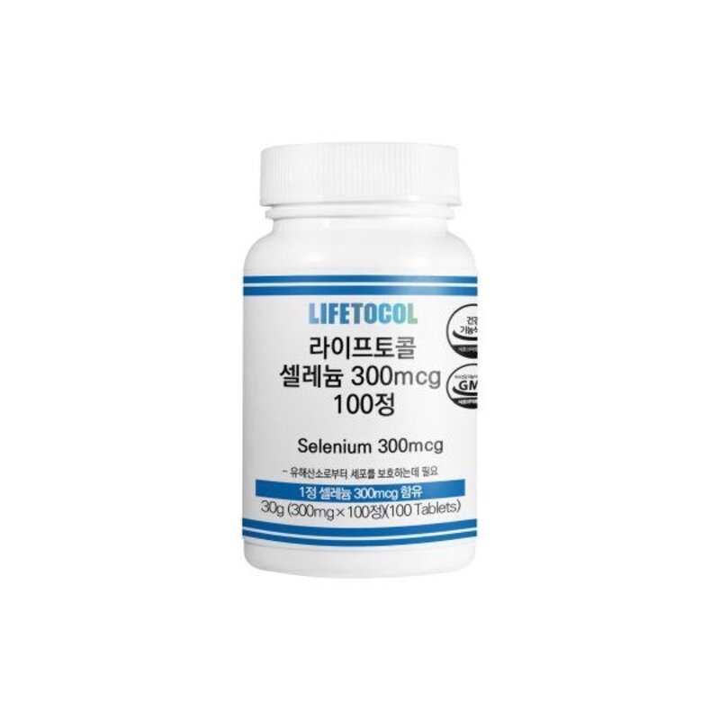 셀레늄 300mcg 100정, 100캡슐, 1개