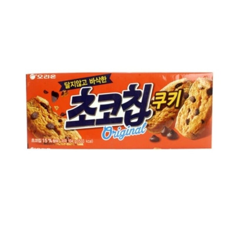 오리온 초코칩 쿠키, 104g, 1개