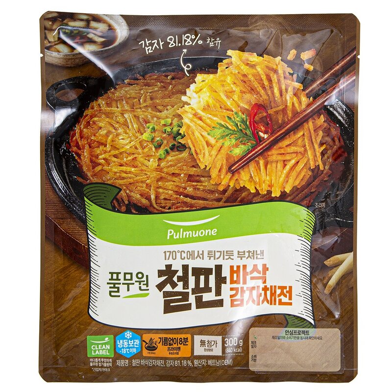 풀무원 철판 바삭감자채전 냉동 300g 1개