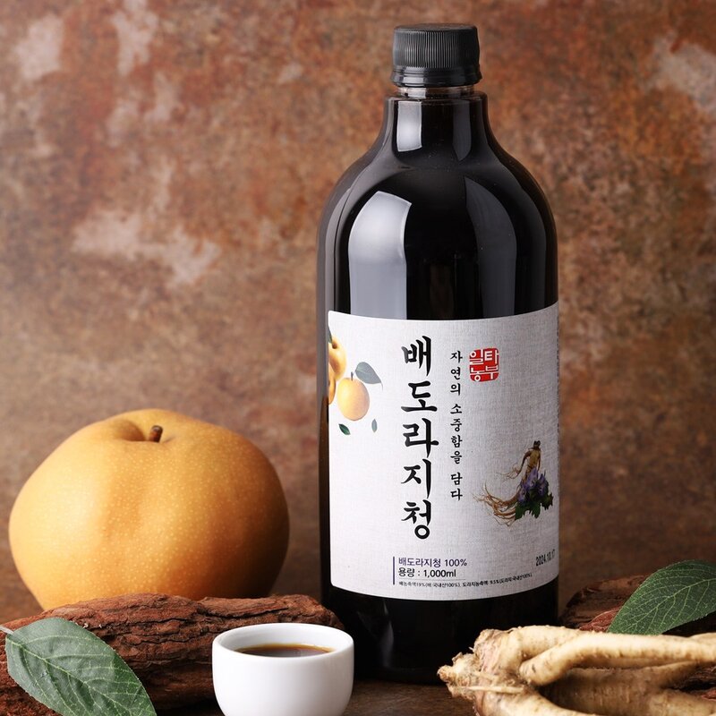 국내산 수제 배도라지청 1L 진하게 달여낸 고농축 배도라지 농축액, 1개입, 1000ml, 1개