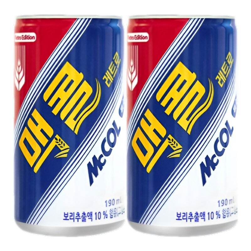 맥콜 190ml x 30 x 2팩 190ml 60개