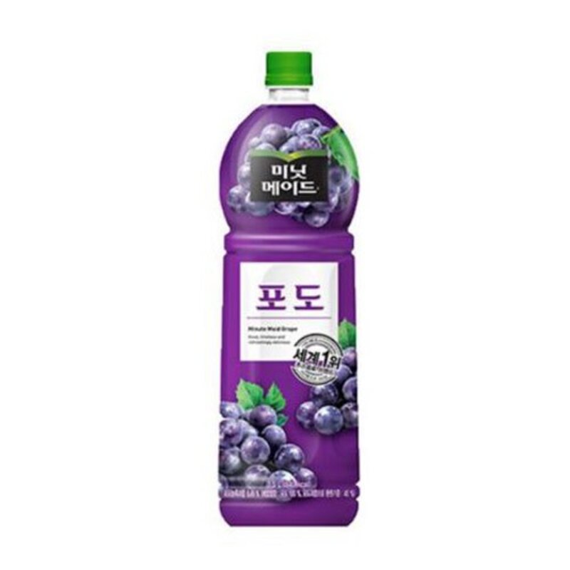 미닛메이드 프리미엄 포도 1.5L 코카콜라 1.5L 1개