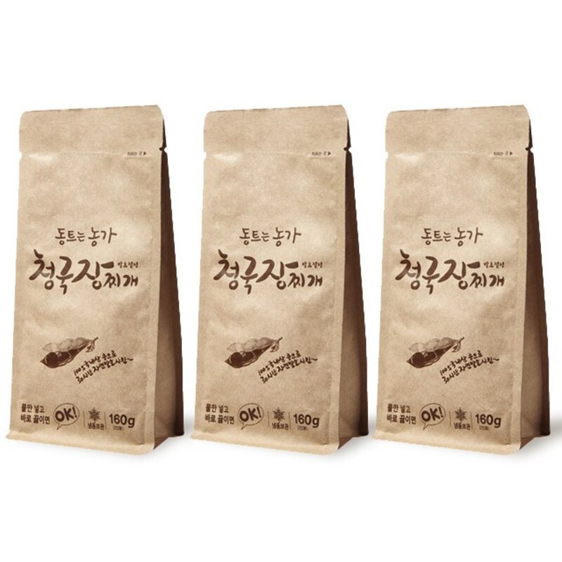 동트는농가 구수한 청국장찌개 160g x 3팩